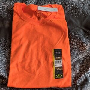 Athletic Works Orange Short Sleeve Tee